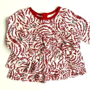 Burt’s Bees Baby Girl Christmas Top - 18 months